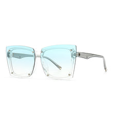 Load image into Gallery viewer, 46636 Square  Sunglasses Rimless Men Women Shades UV400 Vintage Glasses
