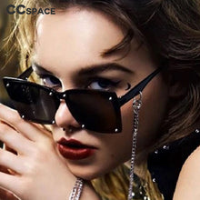 Load image into Gallery viewer, 46636 Square  Sunglasses Rimless Men Women Shades UV400 Vintage Glasses