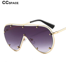 Load image into Gallery viewer, 46640 Oversized One Lens  Men Women Goggle Sunglasses Shades UV400 Vintage Glasses