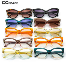 Carica l&#39;immagine nel visualizzatore di Gallery, 46646 Occhiali da sole retrò Cat Eye Rivet Uomo Donna Tonalità UV400 Occhiali vintage