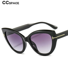 Carica l&#39;immagine nel visualizzatore di Gallery, 46646 Occhiali da sole retrò Cat Eye Rivet Uomo Donna Tonalità UV400 Occhiali vintage