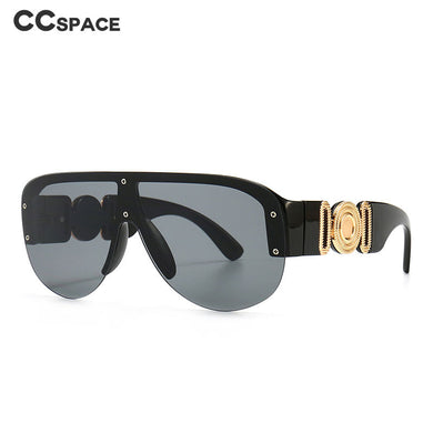 46659 Oversized  Sunglasses Men Women Goggle Shades UV400 Vintage Glasses