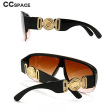 Load image into Gallery viewer, 46659 Oversized  Sunglasses Men Women Goggle Shades UV400 Vintage Glasses