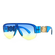Load image into Gallery viewer, 46659 Oversized  Sunglasses Men Women Goggle Shades UV400 Vintage Glasses