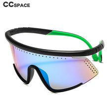 Load image into Gallery viewer, 46674 Oversized Goggles Sunglasses Men Women One Lens Shades UV400 Vintage Glasses