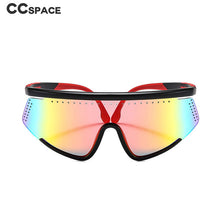 Load image into Gallery viewer, 46674 Oversized Goggles Sunglasses Men Women One Lens Shades UV400 Vintage Glasses
