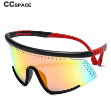 Load image into Gallery viewer, 46674 Oversized Goggles Sunglasses Men Women One Lens Shades UV400 Vintage Glasses