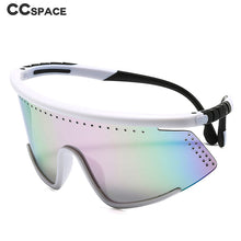 Load image into Gallery viewer, 46674 Oversized Goggles Sunglasses Men Women One Lens Shades UV400 Vintage Glasses