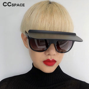 46682 Retro Flip Sun Protection Sunglasses Men Women Shades UV400 Vintage Glasses