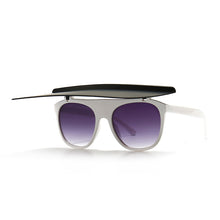 Load image into Gallery viewer, 46682 Retro Flip Sun Protection Sunglasses Men Women Shades UV400 Vintage Glasses