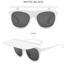 Load image into Gallery viewer, 46682 Retro Flip Sun Protection Sunglasses Men Women Shades UV400 Vintage Glasses