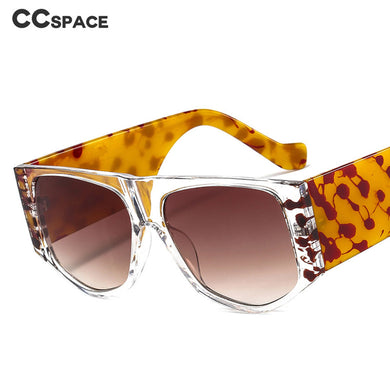 46690 Oversized Leopard Sunglasses Vintage Men Women Shades UV400 Vintage Glasses