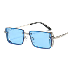 Load image into Gallery viewer, 46696 Steam Punk Metal Frame  Sunglasses Men Women Square Shades UV400 Vintage Glasses