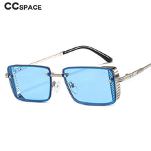 Load image into Gallery viewer, 46696 Steam Punk Metal Frame  Sunglasses Men Women Square Shades UV400 Vintage Glasses