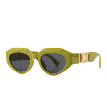 Load image into Gallery viewer, 46713 Brand Designer Sunglasses Punk Men Women Cat Eye Shades UV400 Vintage Glasses