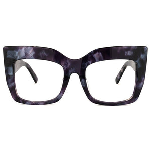 46728  Acetate Oversized Glasses Frame Personalized Designer Unisex Large Women Optical Computer Eyeglasses