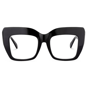 46728  Acetate Oversized Glasses Frame Personalized Designer Unisex Large Women Optical Computer Eyeglasses