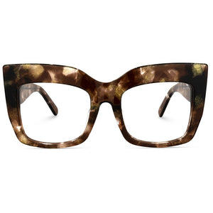 46728  Acetate Oversized Glasses Frame Personalized Designer Unisex Large Women Optical Computer Eyeglasses