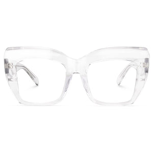 46728  Acetate Oversized Glasses Frame Personalized Designer Unisex Large Women Optical Computer Eyeglasses