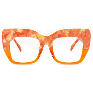46728  Acetate Oversized Glasses Frame Personalized Designer Unisex Large Women Optical Computer Eyeglasses