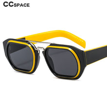 Load image into Gallery viewer, 46732 Retro Punk Sunglasses Rectangle Men Women Shades UV400 Vintage Glasses