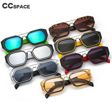 Load image into Gallery viewer, 46732 Retro Punk Sunglasses Rectangle Men Women Shades UV400 Vintage Glasses