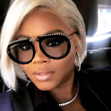 46838 Foldable Retro Diamond Sunglasses Men Women Shades UV400 Vintage Glasses