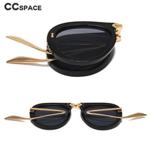 Load image into Gallery viewer, 46838 Foldable Retro Diamond Sunglasses Men Women Shades UV400 Vintage Glasses