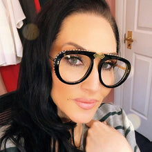 Load image into Gallery viewer, 46838 Foldable Retro Diamond Sunglasses Men Women Shades UV400 Vintage Glasses