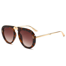 Load image into Gallery viewer, 46838 Foldable Retro Diamond Sunglasses Men Women Shades UV400 Vintage Glasses