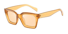 Load image into Gallery viewer, 46849 Retro Square Cat Eye Sunglasses Men Women Shades UV400 Vintage Glasses