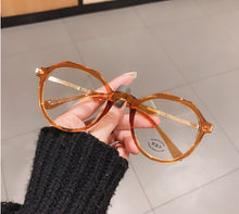 Load image into Gallery viewer, 46870 Plastic Titanium Square Round Anti Blue Light Optical Glasses Frames Men Women TR90 Computer Eyeglasses