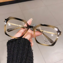 Load image into Gallery viewer, 46870 Plastic Titanium Square Round Anti Blue Light Optical Glasses Frames Men Women TR90 Computer Eyeglasses