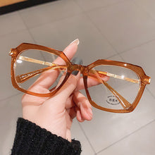 Load image into Gallery viewer, 46870 Plastic Titanium Square Round Anti Blue Light Optical Glasses Frames Men Women TR90 Computer Eyeglasses