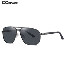Load image into Gallery viewer, 46883 Pilot Polarized Sunglasses Men Women Spring Leg Shades UV400 Vintage Glasses Printable Logo