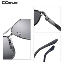 Load image into Gallery viewer, 46883 Pilot Polarized Sunglasses Men Women Spring Leg Shades UV400 Vintage Glasses Printable Logo