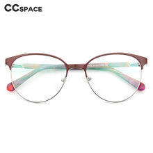 Load image into Gallery viewer, 46884 Anti Blue Light Stainless Steel Optical Eyebrow Grade Glasses Frames Acetate Leg Women Computer Eyeglasses