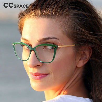 46911 Cat Eye Anti Blue Light Optical Eyebrow Glasses Frames Men Women TR90 Spring Leg Computer Eyeglasses