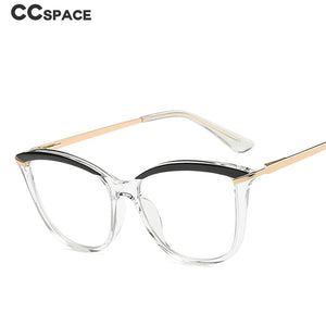 46911 Cat Eye Anti Blue Light Optical Eyebrow Glasses Frames Men Women TR90 Spring Leg Computer Eyeglasses
