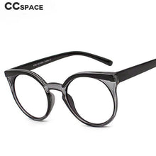 Load image into Gallery viewer, 46912 Round Cat Eye Anti Blue Light Eyebrown Glasses Frames Retro Men Women Computer Eyeglasses