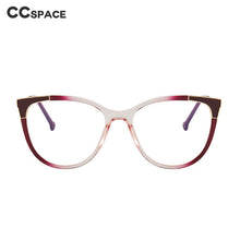 Load image into Gallery viewer, 46942 Plastic Titanium Cat Eye Anti Blue Light Optical Glasses Frames Women TR90 Computer Eyeglasses