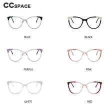 Load image into Gallery viewer, 46942 Plastic Titanium Cat Eye Anti Blue Light Optical Glasses Frames Women TR90 Computer Eyeglasses