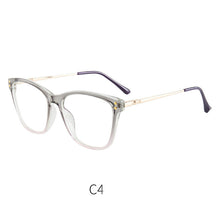 Load image into Gallery viewer, 46947 Cat Eye Anti Blue Light Optical Glasses Frames Rivet Men Women TR90 Computer Eyeglasses