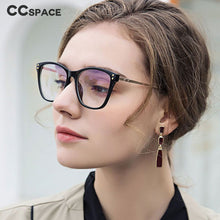 Load image into Gallery viewer, 46947 Cat Eye Anti Blue Light Optical Glasses Frames Rivet Men Women TR90 Computer Eyeglasses