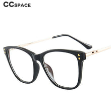 Load image into Gallery viewer, 46947 Cat Eye Anti Blue Light Optical Glasses Frames Rivet Men Women TR90 Computer Eyeglasses