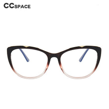 Load image into Gallery viewer, 46948 Plastic Titanium Anti Blue Light Cat Eye Women Optical Glasses Frames TR90 Computer Eyeglasses
