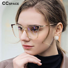 Load image into Gallery viewer, 46963 Plastic Titanium Cat Eye Anti Blue Light Optical Glasses Frames Women TR90 Computer Eyeglasses