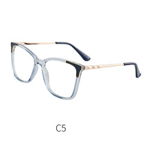 Load image into Gallery viewer, 46964  Cat Eye Anti Blue Light Optical Glasses Frames Women TR90 Spring Leg Computer Eyeglasses