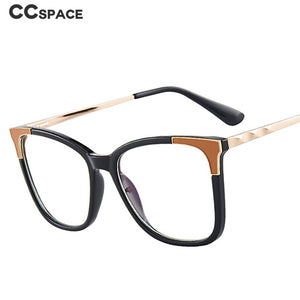 46964  Cat Eye Anti Blue Light Optical Glasses Frames Women TR90 Spring Leg Computer Eyeglasses
