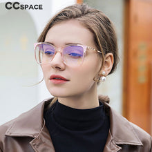 Load image into Gallery viewer, 46964  Cat Eye Anti Blue Light Optical Glasses Frames Women TR90 Spring Leg Computer Eyeglasses